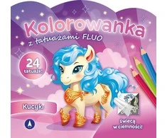 Skrzat Wydawnictwo Kolorow.su tattoo.FLUO Ponies 77582