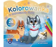 Skrzat Wydawnictwo Kolorow.su tattoo.FLUO Dogs 77605
