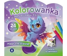 Skrzat Wydawnictwo Kolorow.su tattoo.FLUO Magiški padarai 78893