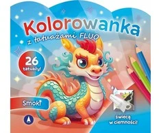 Skrzat Wydawnictwo Kolorow.su tatuaż.FLUO Smoki 78886
