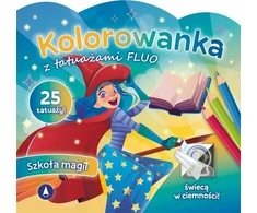 Skrzat Wydawnictwo Kolorow.su tatuaż.FLUO Szkoła magii 78879