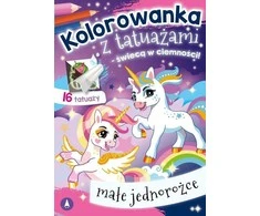 Skrzat Wydawnictwo Kol.su tatuaż.wiecš w ciemn! Małe jednorożce 79753