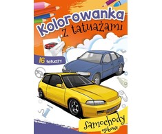 Skrzat Wydawnictwo Kolorow.su tatuiruotė. Lengvieji automobiliai 72037