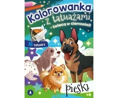 Skrzat Wydawnictwo Kolorow.su tatuaż.wiecš w ciemn! Pieski 79746