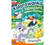 Skrzat Gyvūnų tatuiruočių dažymo puslapis