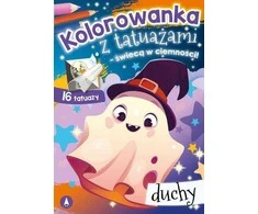 Skrzat Wydawnictwo Kolorow.su tatuiruotė. Švyti tamsoje! Vaiduokliai 76059