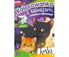 Skrzat Wydawnictwo Kolorow.su tatuiruotė.»švyti tamsoje! Katės 76073