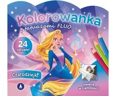 Skrzat Wydawnictwo Kolorow.su tatuaż.FLUO Czarodziejki 78831