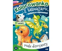 Skrzat Leidyklos „Kol.su“ tatuiruotė. Šviečia tamsoje! Maži dinozaurai 79760
