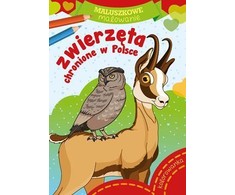 Skrzat Wydawnictwo Skrzat Vaikų tapyba. Lenkijoje saugomi gyvūnai