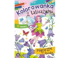Skrzat Wydawnictwo Kolorow.su tatuaż.Magiczne kwiaty 73805