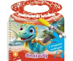 Skrzat Wydawnictwo Zadanka_malow.wodne Dinozaury 79906