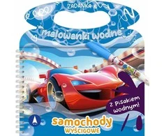 Skrzat Wydawnictwo Zadanka_malow.wodne Samochody wycigowe 79876