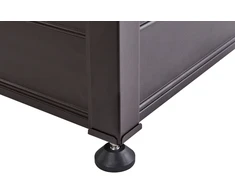 Beliani CAMPALTO sodo dėžė, metalinė, 113 cm, 50 cm, tamsiai ruda