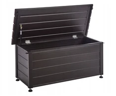 Beliani CAMPALTO sodo dėžė, metalinė, 113 cm, 50 cm, tamsiai ruda