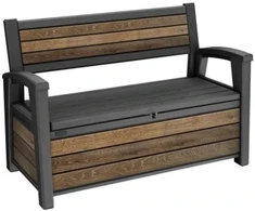 KETER ŁAWKA DECO GARDEN BENCH 227 L WALNUT