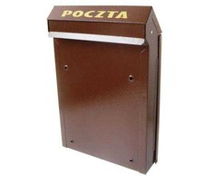 Ruda A-4P pašto dėžutė