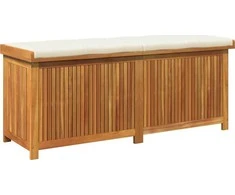 Lauko dėžė pagalvėlėms, 150x50x60,5 cm, akacijos masyvas