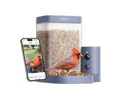 Skrzynkazdrewna „Birdfy Feeder Rookie“ – paukščių lesyklėlė su kamera
