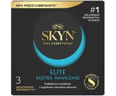 Skyn Elite Extra Lubricated nelateksiniai prezervatyvai 3 vnt.