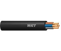 Śląsk YKY 4X10mm2 0.6/1kV požeminis maitinimo kabelis, mėlyna gysla, būgnas, NKT 112271074D0500