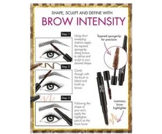 Sleek MakeUP Brow Intensity paryškinamasis pieštukas ir antakių gelis 3 ml