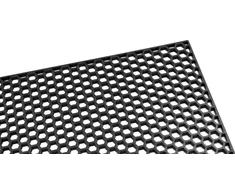 SLIDE Siatka ABS Honey Šukos Juodas 120*40cm 10x8mm