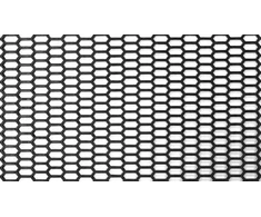 SLIDE Siatka ABS Honey Šukos Juodas 120*40cm 20x8mm