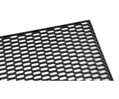 SLIDE Siatka ABS Honey Šukos Juodas 120*40cm 20x8mm