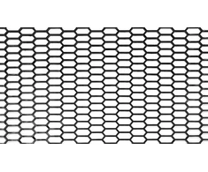 SLIDE Siatka ABS medaus šukos juodos 120*40cm 32x13mm