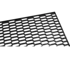 SLIDE Siatka ABS medaus šukos juodos 120*40cm 32x13mm