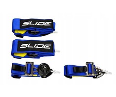 Slide V2 Quick sportiniai diržai, tamsiai mėlyni, 4 vnt., 3 colių
