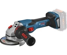 Bosch GWS 18V-15 C, LB be akumuliatoriaus ir kroviklio