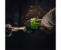 Kampinis šlifuoklis Greenworks AG590A; 24 V (be akumuliatoriaus ir pakrovėjo)
