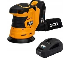 Ekscentrinis šlifuoklis JCB 18OS-2XB-E; 18 V; 1x2,0 Ah akum.