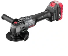 Šlifuoklis Mova kampinis bešepetėlinis 20V 900W 125mm (baterija ir įkroviklis komplekte) (PG125K)