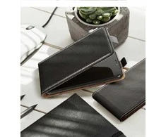 Oem SLIM FLEXI FRESH Flip dėklas skirtas Samsung Galaxy A13 5G / A04S juodos spalvos