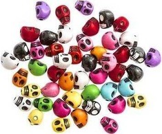 Dallprint Karoliukai SKULLS 48vnt
