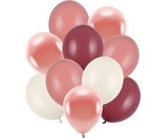 PartyDeco Balionų rinkinys Rusvi, 10vnt