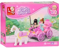Konstruktorius Sluban Princess carriage M38-B0239, plastikas