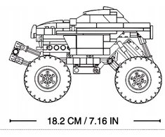Konstruktorius Sluban Suv M38-B1160, plastikas