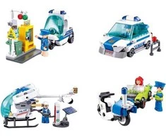 Sluban policijos automobilio konstruktorius „Patrulis“, 97 det., 6+