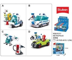 Sluban policijos automobilio konstruktorius „Patrulis“, 97 det., 6+