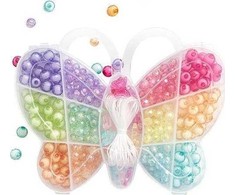 Dallprint Karoliukų vėrimo rinkinys BUTTERFLY apie 285vnt