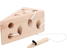 Dėlionė Rappa Small foot Natūralus sūris su pelė
