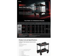 SmallRig 36'' Video Production Camera Cart (Lite) (5991)
