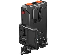 SmallRig Intelligent V-Mount Baterija Adapteris Plate with 15mm Dual Rod Clamp (5881)