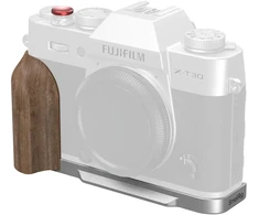 SmallRig L-Shaped Mount Plate with Wooden Handle for FUJIFILM T30 / T30 II / X-T30 III Sidabrinis (5667)