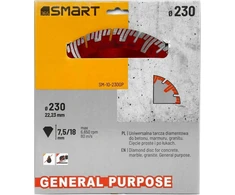 Smart bendrosios paskirties deimantinis skydas 230mm SM- 10- 230GP