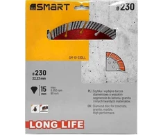 Smart deimantų skydas ilgą gyvenimą 230mm SM- 10- 230LL